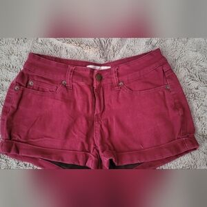 Women's Pink Denim Shorts